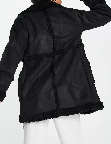 Palton Threadbare, negru Negru