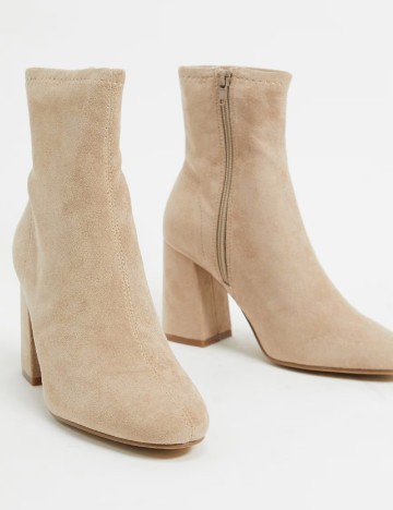 Botine Pimkie, crem