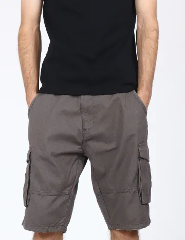 Pantaloni scurti INDICODE, gri