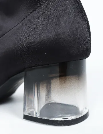 Botine Stradivarius, negru Negru