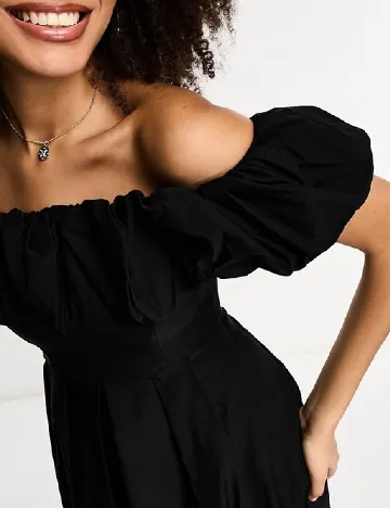 Rochie medie True Violet, negru Negru