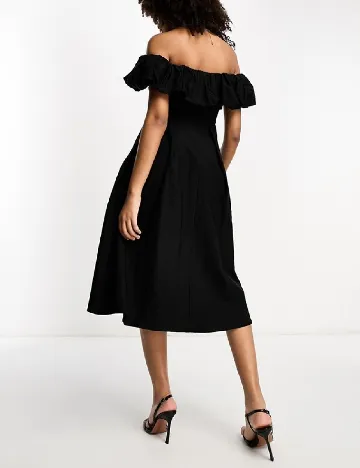 Rochie medie True Violet, negru Negru