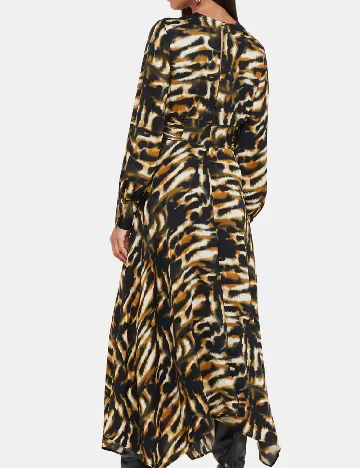 Rochie lunga Whistles, animal print Animal print