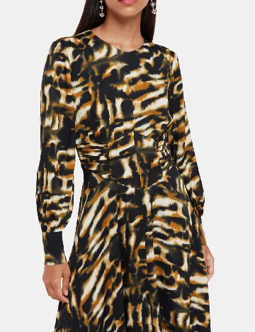 Rochie lunga Whistles, animal print Animal print