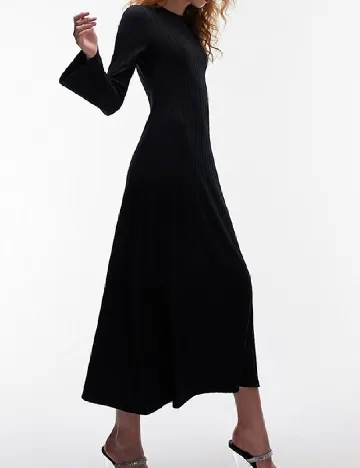 Rochie lunga Top Shop, negru Negru