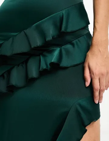 Rochie lunga Vesper, verde Verde