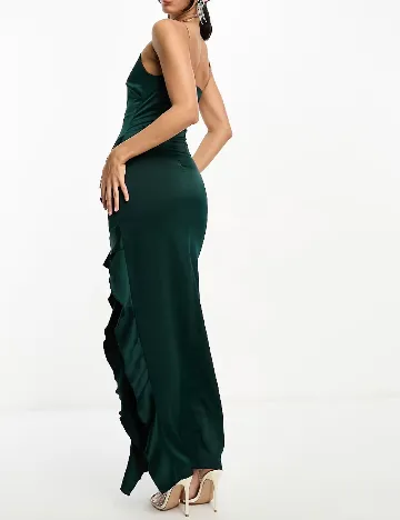 Rochie lunga Vesper, verde Verde