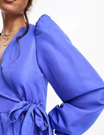 Rochie medie Monki, albastru Albastru
