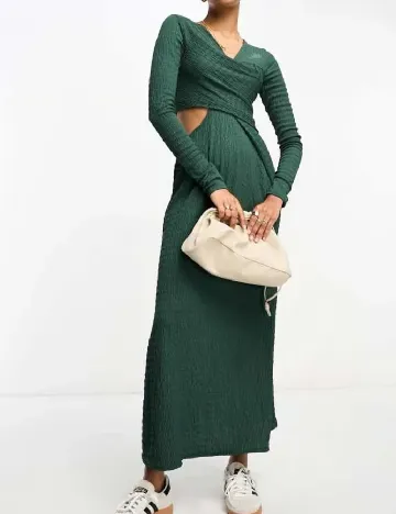 Rochie lunga ASOS, verde Verde