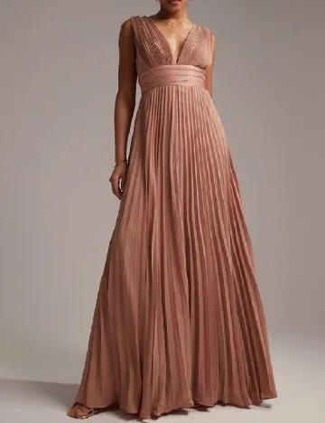 Rochie lunga ASOS, roz pudra inchis Roz