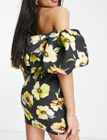 Rochie scurta ASOS, floral print