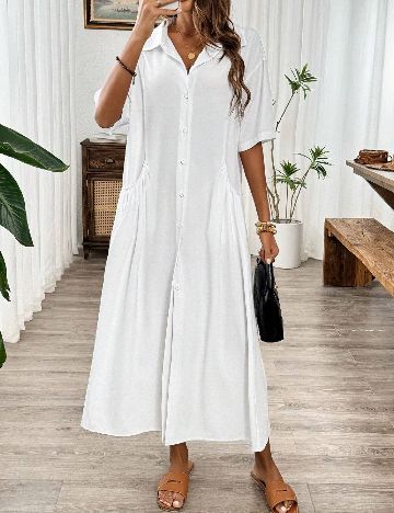Rochie lunga SHEIN, alb