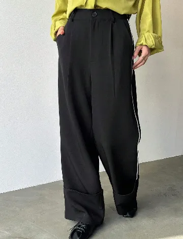 Pantaloni Friful, negru