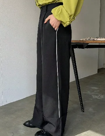 Pantaloni Friful, negru