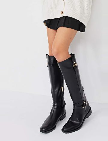 Cizme Stradivarius, negru