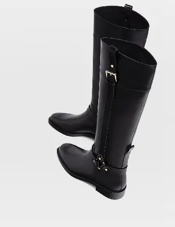 Cizme Stradivarius, negru Negru