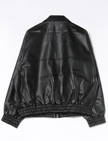 Jacheta Oversize nemne, negru