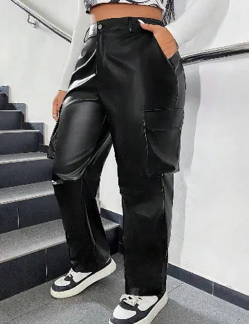 Pantaloni SHEIN CURVE, negru