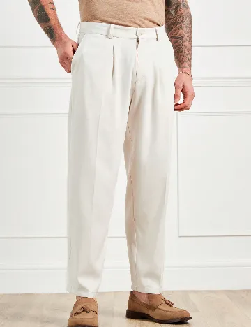 Pantaloni SHEIN, alb