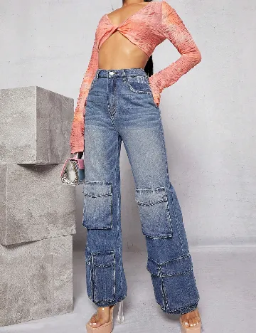 Blugi SHEIN, albastru