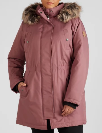 Geaca Only Carmakoma, roz pudra Roz