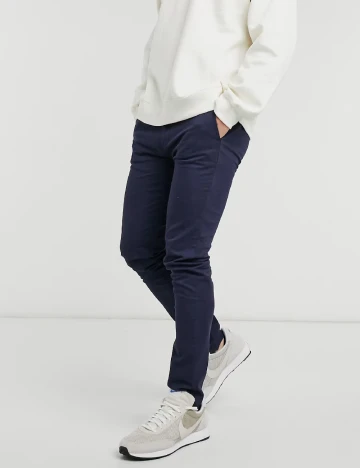 Pantaloni Topman, bleumarin inchis