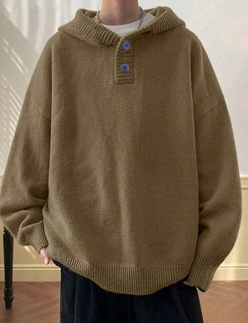 Pulover SHEIN, maro deschis