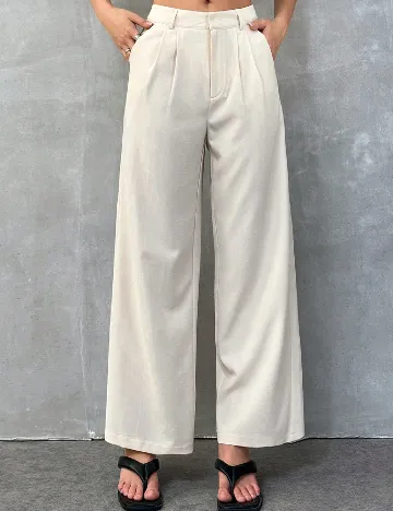 Pantaloni SHEIN, crem