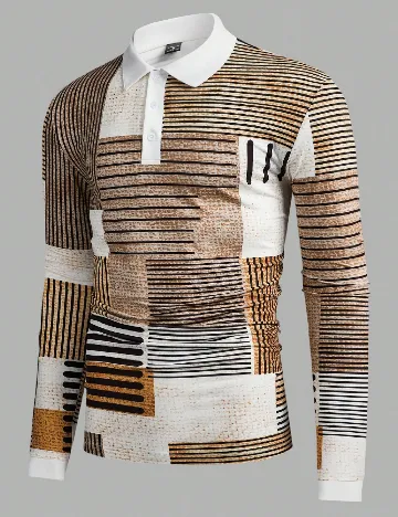 Bluza SHEIN, alb/maro Maro