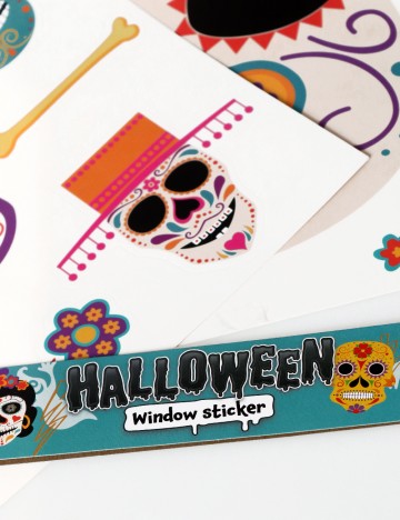 Set stickere autocolante Halloween W&O Products, mix culori