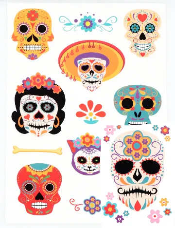 Set stickere autocolante Halloween W&O Products, mix culori