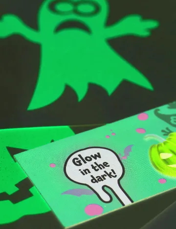 Set stickere autocolante Halloween W&O Products, verde neon