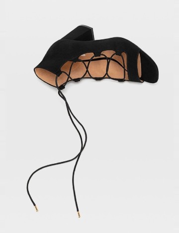 Sandale Stradivarius, negru