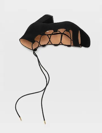 Sandale Stradivarius, negru