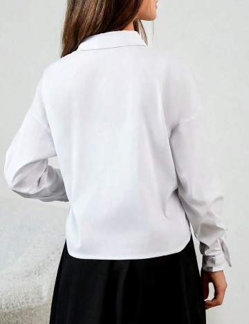 Camasa Shein Kids, alb