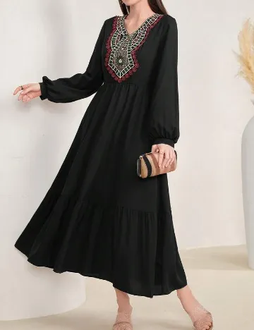 Rochie lunga SHEIN, negru Negru