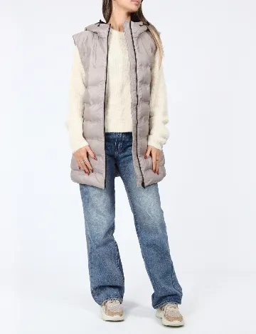 Vesta Vero Moda, gri Gri