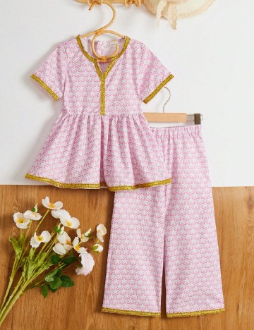 Compleu Shein Kids, roz