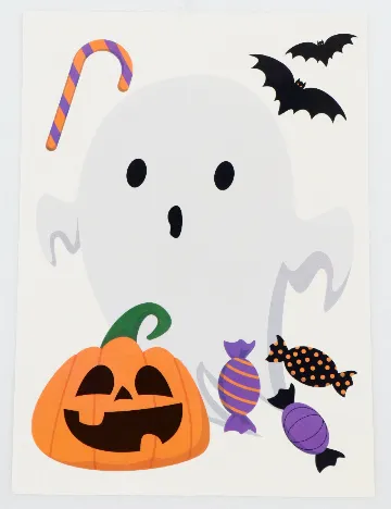 Set stickere autocolante Halloween W&O Products, mix culori