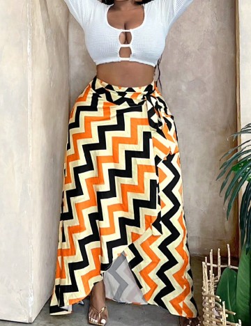 Fusta SHEIN CURVE, mix culori