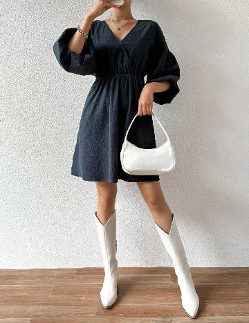 Rochie scurta SHEIN, bleumarin inchis Albastru