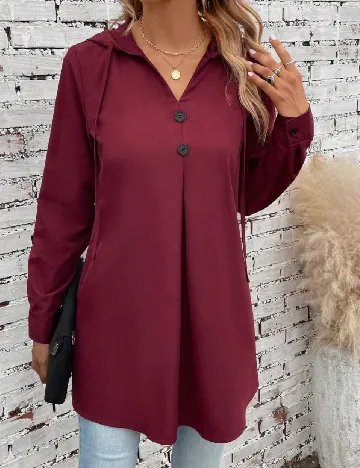 Bluza Emery Rose, visiniu