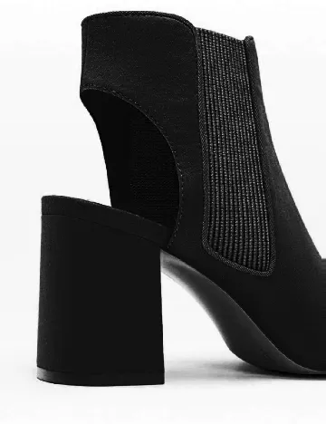 Botine Stradivarius, negru Negru
