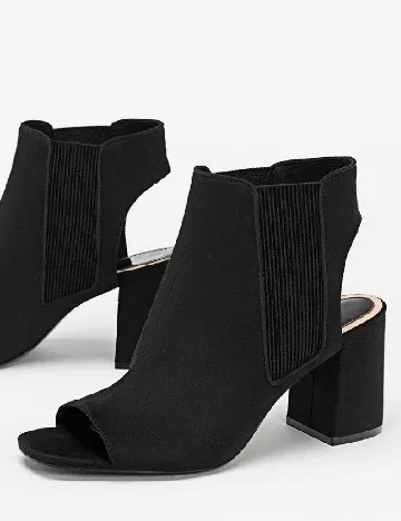 Botine Stradivarius, negru Negru