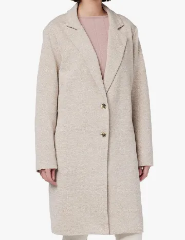 Palton Only Carmakoma, crem Crem