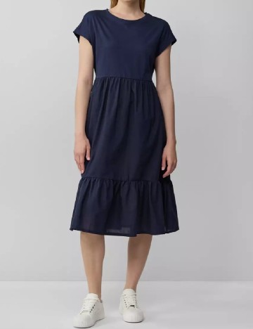 Rochie medie s.Oliver, bleumarin inchis