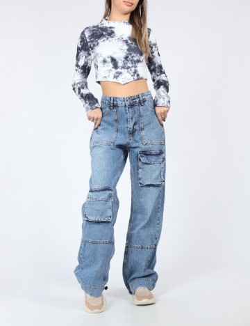 Blugi SHEIN, albastru