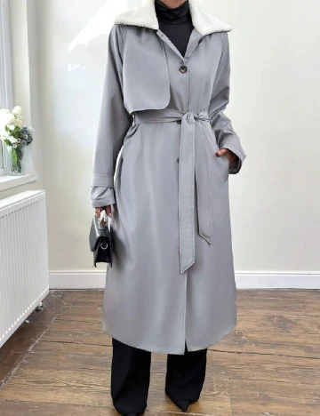 Trench Podyum Park, gri