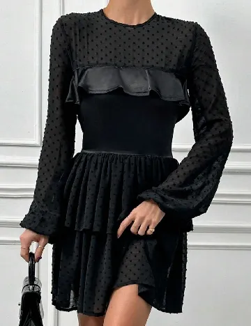 Rochie scurta SHEIN, negru Negru