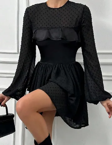 Rochie scurta SHEIN, negru Negru